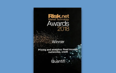 Quantifi Named Best Pricing & Analytics Product at Risk.net Market Technology Awards